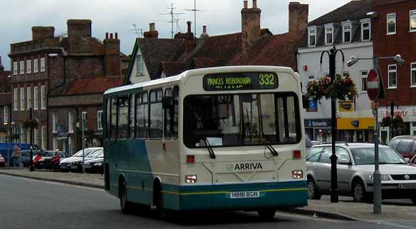Arriva the Shires Dennis Dart Wright Handybus 3816