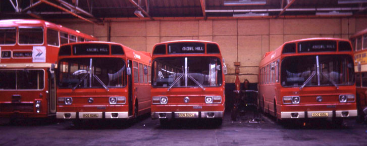 Alder Valley Leyland Nationals 126, 107 and 115