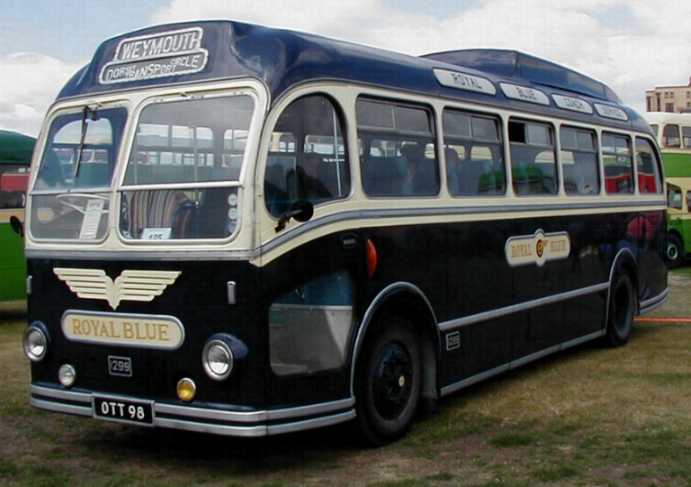 Royal Blue Bristol LS6G ECW 1299