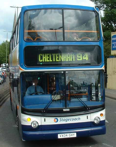 Stagecoach in Cheltenham Dennis Trident Alexander ALX400 18090