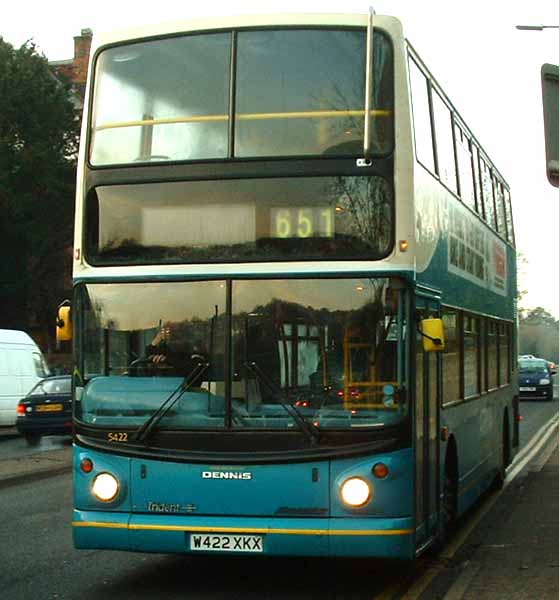 Arriva the Shires Dennis Trident Alexander ALX400 5422