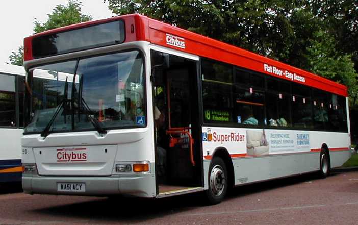 Plymouth CityBus Dennis Dart Plaxton Pointer SPD 59