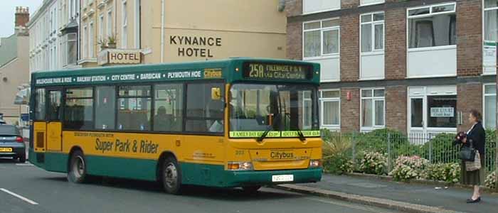 Plymouth CityBus Pointer Dart MPD 203 Super Park & Rider