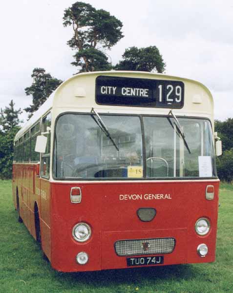 Devon General AEC Reliance Willowbrook 74