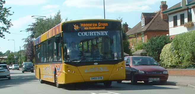 Courtney Coaches Alexander Dennis Enviro300 Scoolbus SN55DVB