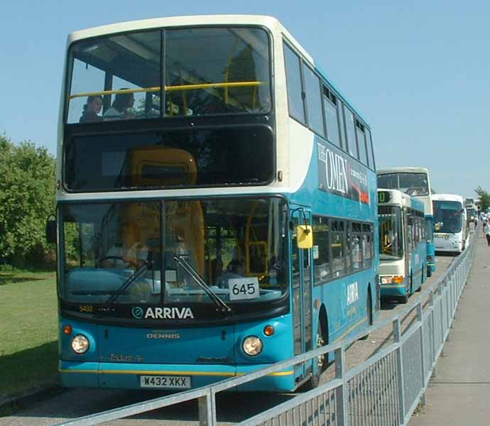 Arriva the Shires Dennis Trident Alexander ALX400 5432