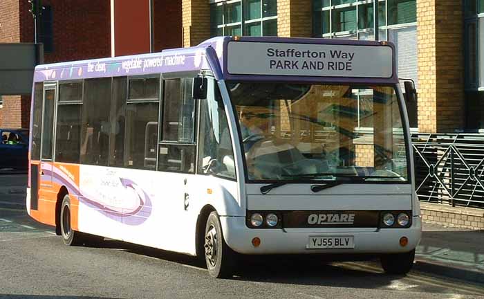 Courtney Coaches Park & Ride Optare Solo YJ55BLV