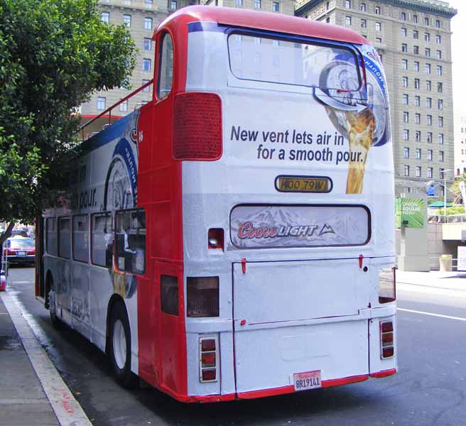 San Francisco Sightseeing Bristol VRTSL3 ECW 3073 KOO791V
