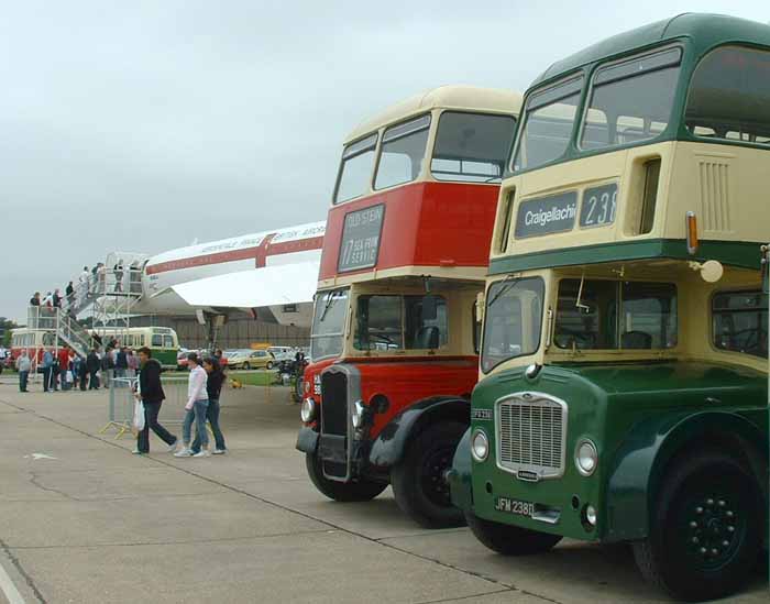 The prototype Bristol LSXs and Concorde