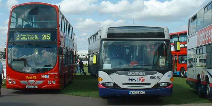 First Potteries Scania Omnicity 65040