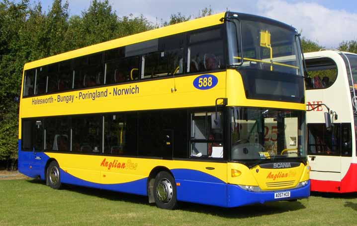 Anglian Bus Scania Omnidekka 504