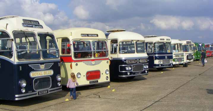 Bristol MW6G coaches at SHOWBUS 2008
