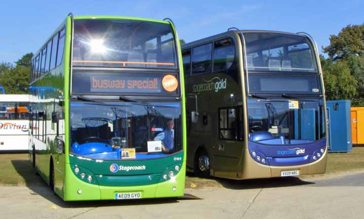 Scania N230UD Alexander Dennis Enviro400 Stagecoach East Bio 15464 Stagecoach West Gold 15524