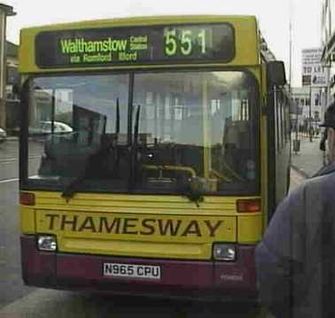Thamesway Dennis Dart Plaxton Pointer 965