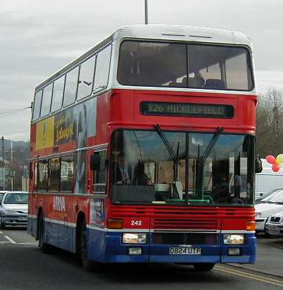 Wycombe Bus Company Leyland Olympian ECW coach 5624