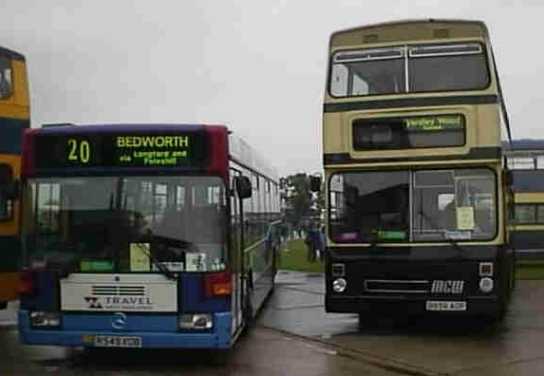 TWM Birmingham MCW Metrobus 2856 & Prime Line Mercedes O405N 1545