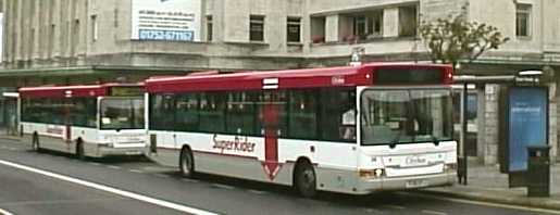 Plymouth CityBus Dennis Dart Plaxton Pointer SPD Super Riders