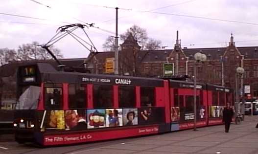 GVB BN Tram - Canal advert